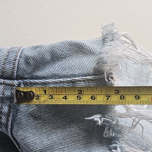 JBD High-Rise Light Wash Denim Shorts in Women's L - Picture 15 of 16